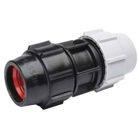 Plasson Plastic Compression Metric to Imperial Slip Coupler