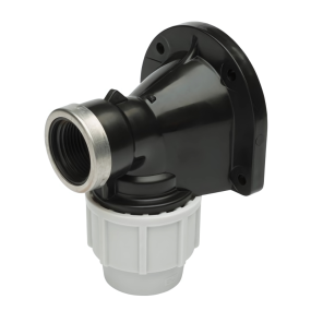 Plasson Plastic Compression Wall Plate Elbow