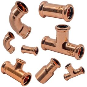 15mm & 22mm 'M' Profile Fittings Pack (1000 Fittings)