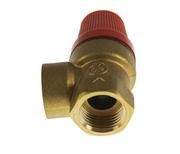 3 Bar x 1/2 Inch Female + Female Pressure Relief Valve Plus Gauge