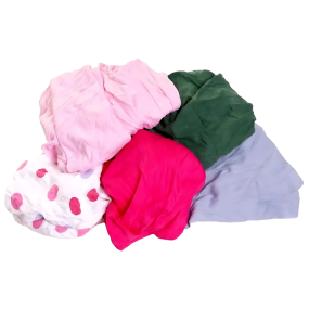 Recycled Coloured T Shirt Rags (10Kg)