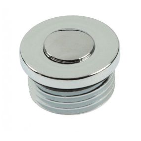 Polished Chrome Rad Vent and Chrome Plastic Cap (1/2)