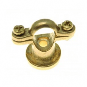 Brass Single Ring & Backplate 15mm