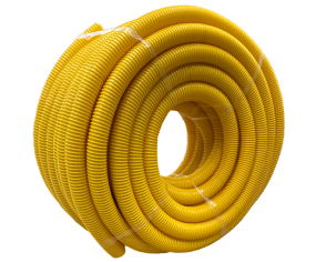Gastite 50mm x 50M Yellow Corrugated Flexible Sleeve-Internal 45mm