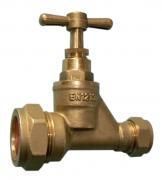 Stopcock for MDPE - Copper x MDPE