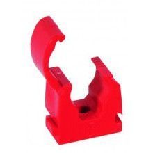 Red Hinged Pipe Clips