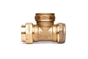 Flexigas Adapting Branch and End Tee - FG x Copper x Copper