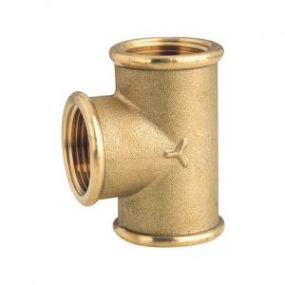 Equal Tee Threaded Brass 1.1/2"