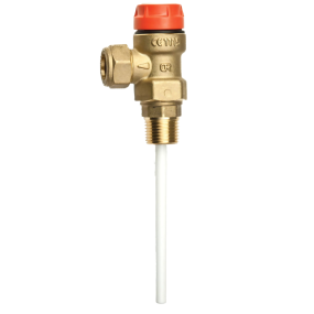 Intatec 7 Bar Temperature and Pressure Valve (199mm Probe) (3/4 Inch Male x 22mm)