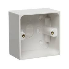 Primaflow Plastic Pattress Box - Single 45mm