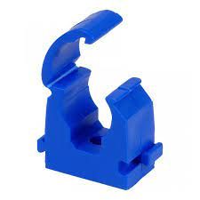 FM Products 22mm ( BLUE ) Single Clip Link Pipe Clip Box of 100