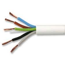 Cable Flex 5 Core (3185Y) Per Metre (0.75mm x 1m) (White)