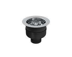 Top-Fix Kitchen Strainer Waste Without Overflow (Chrome)