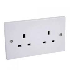 Primaflow 13A Socket Double Unswitched