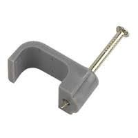 Primaflow Cable Clips - Flat 1.5mm Grey 100 Pack