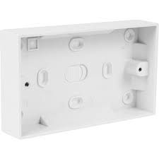 Electrical Pattress Box 25mm Twin