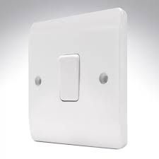 Electrical Plate Switch 1 Gang Double Pole