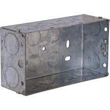 Primaflow Galvanised Metal Box - Double 47mm