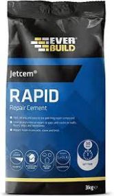 Everbuild Jetcem Rapid Repair Cement (3Kg)
