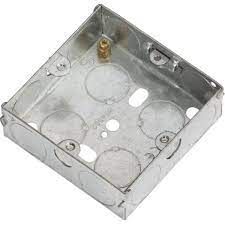 Primaflow Galvanised Metal Box - Single 25mm