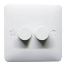 Primaflow 2 Gang Dimmer Light Switch