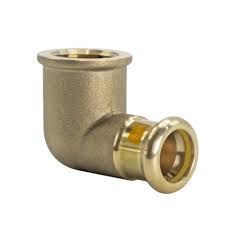 M Profile WRAS Press Fitting Copper x Female Iron Elbow For GAS