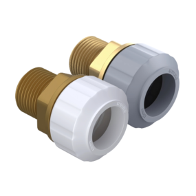 Keyplumb Polybutylene Push-Fit Male Iron Coupler