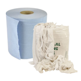 Cleaning Cloths, Rags and Blue Roll