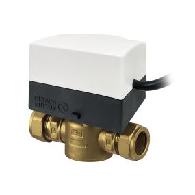 EPH 2 Port Motorised Valve with Fixed Cable (22mm)