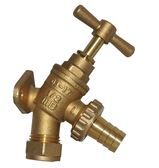 1/2" WALL PLATE Hose Union Bib Tap (WRAS Approved)