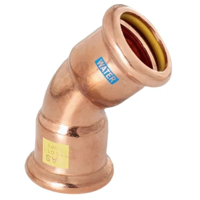 Watergas Press M Profile Obtuse Elbow (15mm) WRAS