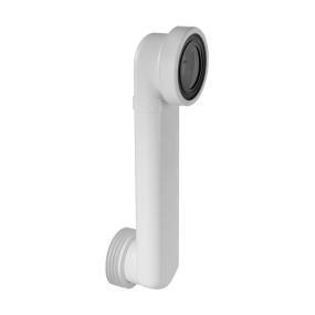 McAlpine Offset ABS WC Connector (400mm)