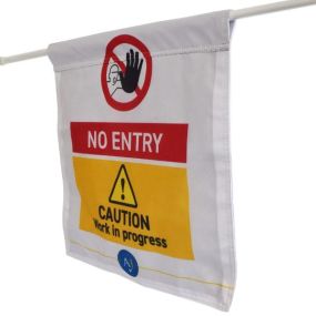Arctic Hayes Work In Progress Door Banner And Rod