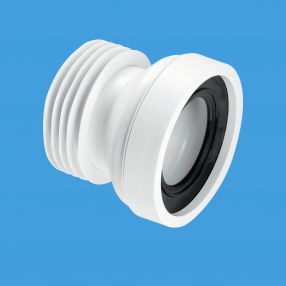 McAlpine Straight Rigid Pan Connector 110mm