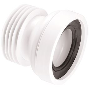 McAlpine Straight Rigid Pan Connector (110mm)