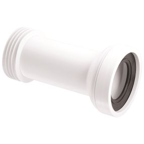 McAlpine Straight Adjustable Pan Connector (110mm)