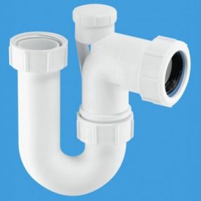McAlpine Tubular P Trap Silent (1.1/4 Inch BSP)