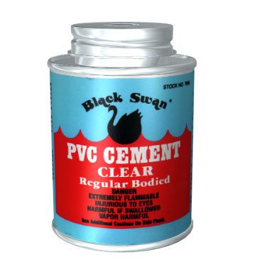 Black Swan PVC Cement 236ml Regular Bodied