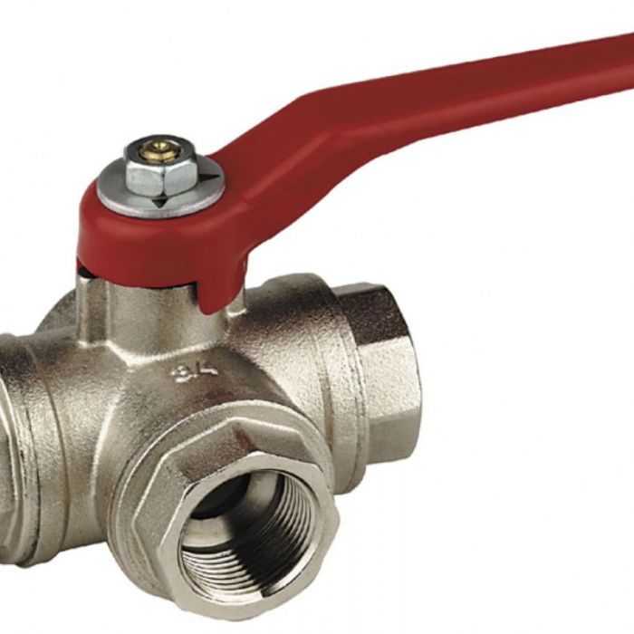 Altecnic 1 1/4” T Pattern 3 Way Ball Valve 