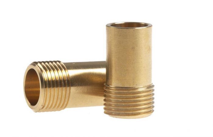 Male Monobloc Tail Adaptor (Pair) (15mm x 1/2 Inch)