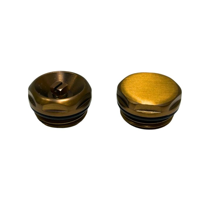 LeoNova Vent and Plug Set (24mm Cap) (1/2 Inch BSP) (Copper)