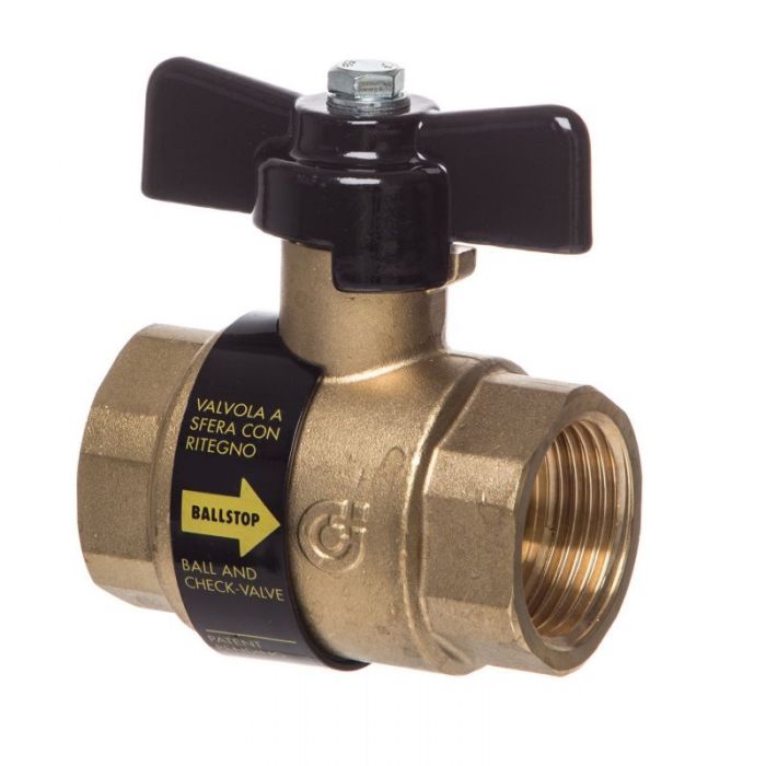 Altecnic Ballstop Ball Valve and Check Valve (1/2 Inch F BSP)