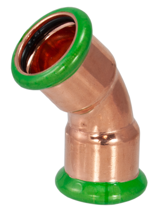 Pegasus 'M' Profile WRAS Press Fitting 54mm Obtuse Elbow
