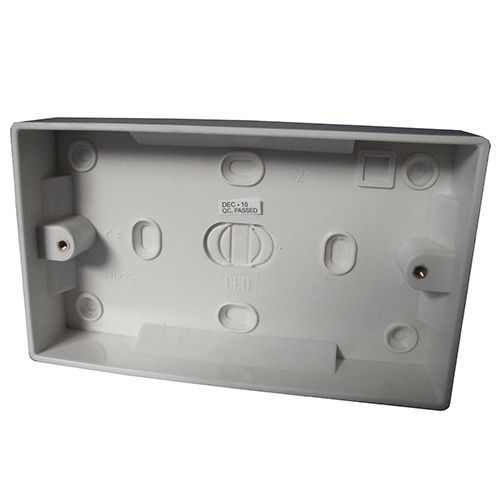 Primaflow Plastic Pattress Box - Double 25mm