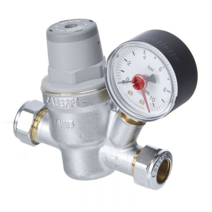 Altecnic Prescal Series 533 High Performance PRV with Gauge (15mm Compression)