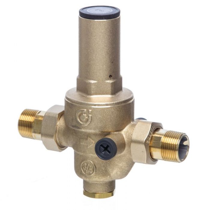 Altecnic Prescal Series 536 PRV with Male Union Connections and Gauge Port (3/4 Inch M BSP)