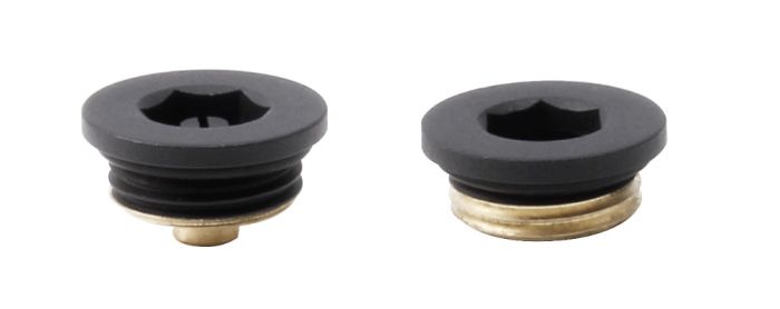 LeoNova Vent and Plug Set (26mm Cap) (1/2 Inch BSP) (Anthracite)