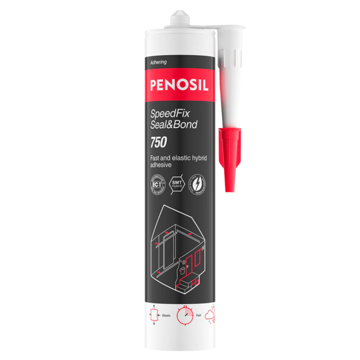 Penosil Speedfix Seal and Bond Hybrid Adhesive (290mL) (Black)