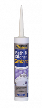 Everbuild Bathroom And Kitchen Sealant ( White ) Acrylic C3