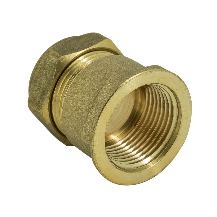 Compression Female Straight Coupling 15mm x 3/4